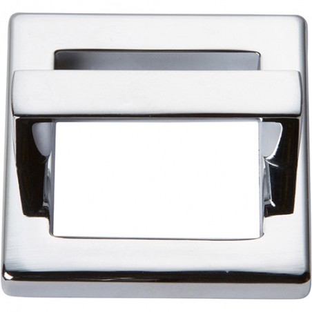 Tableau, 1 7/8" Square Base & Top - Polished Chrome