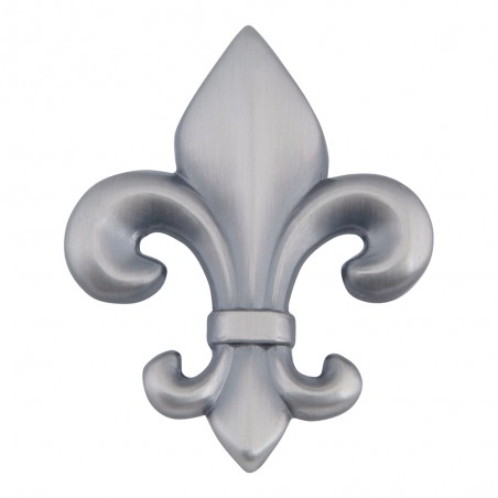 Fleur De Lys Knob - Pewter