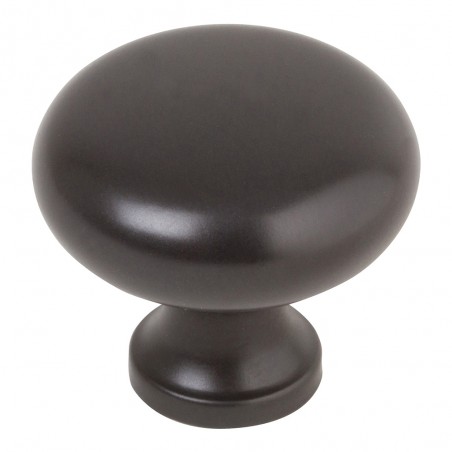 Round Knob - Modern Bronze