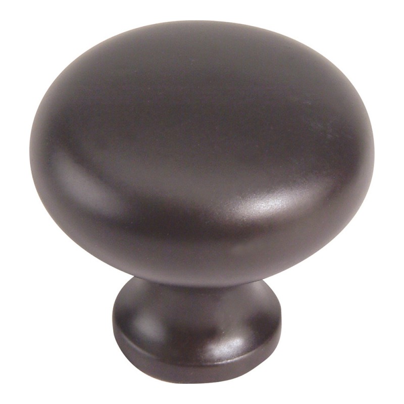 Round Knob - Aged Bronze