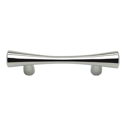 Fluted Pull 64 MM CC - Polished Stainless Steel