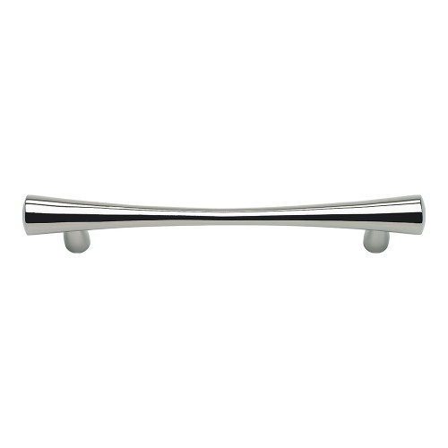 Fluted Pull 128 MM CC - Polished Stainless Steel