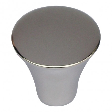 Fluted Knob - Polished Stainless Steel