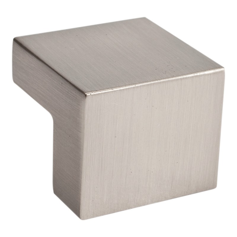 Small SquareKnob 16 MM CC - Brushed Nickel