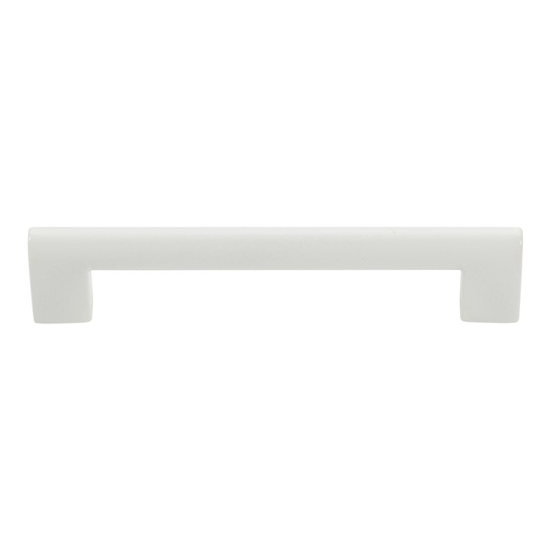 Round Rail PULL 128 MM CC - High White Gloss