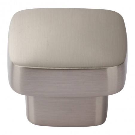 Chunky Square Knob Medium - Brushed Nickel