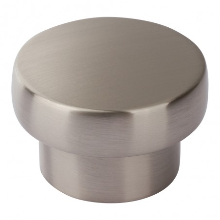 Chunky Round Knob Large - Brushed Nickel