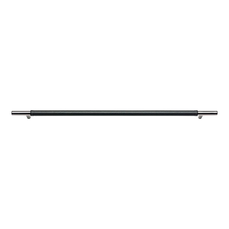 Black Zanzibar Appliance Pull 17" CC - Polished Chrome