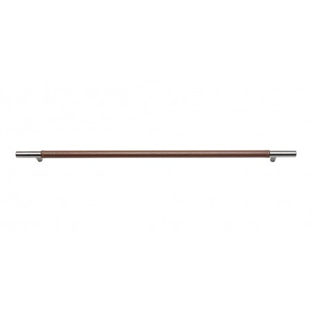 Brown Zanzibar Appliance Pull 17" CC - Stainless Steel