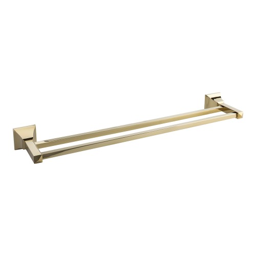 Gratitude Double Towel Bar 600 MM CC - French Gold