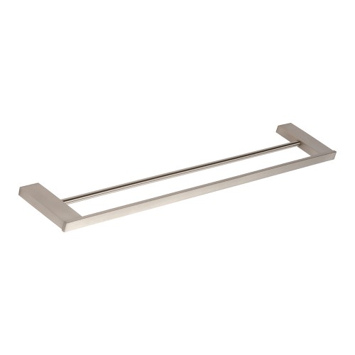 Parker Double Towel Bar 600 MM CC - Brushed Nickel