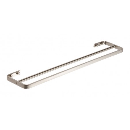 Solange Double Towel Bar 600 CC - Brushed Nickel