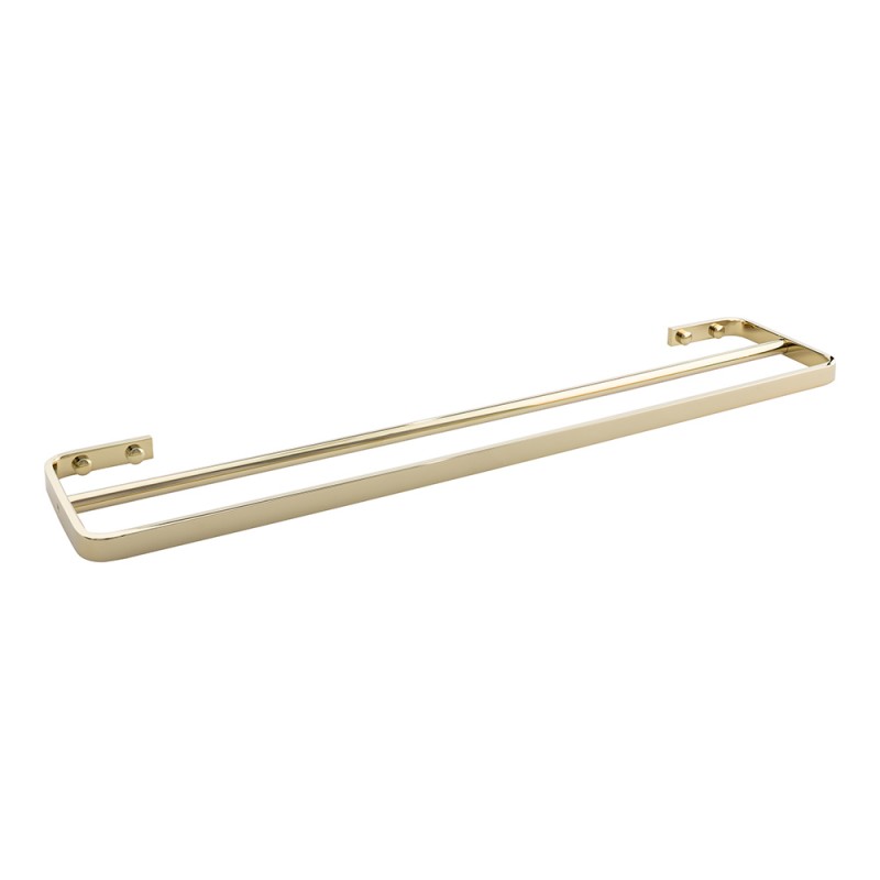 Solange Double Towel Bar 600 CC - French Gold
