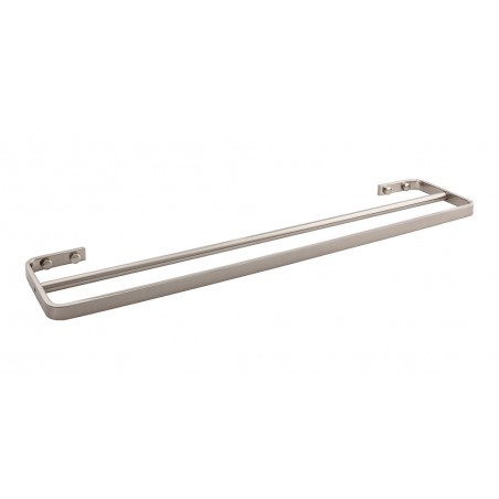 Solange Double Towel Bar 600 CC - Polished Nickel