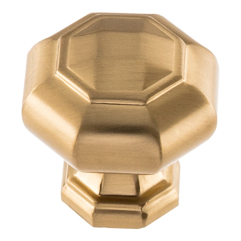 Elizabeth Knob 1 1/4 inch  - Warm Brass