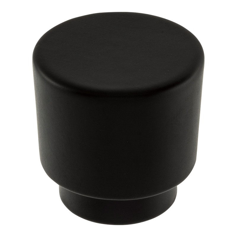 Tom Tom Knob 1 1/4 Inch  - Matte Black