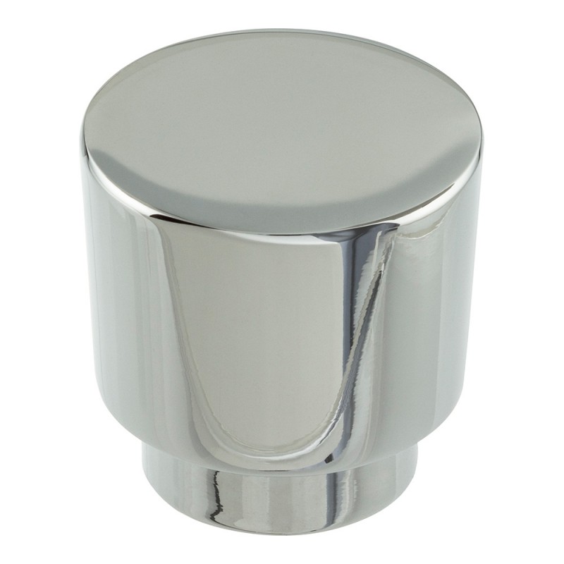 Tom Tom Knob 1 1/4 Inch  - Polished Chrome