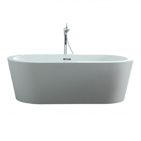 Serenity 59" x 29.5" Freestanding Soaking Bathtub