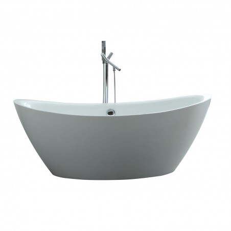 Serenity 71" x 34.64" Freestanding Soaking Bathtub