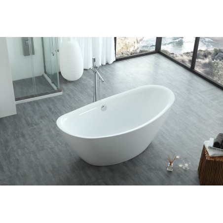 Serenity 71" x 34.64" Freestanding Soaking Bathtub