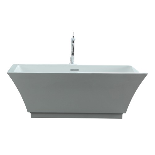 Serenity 59" x 29.5" Freestanding Soaking Bathtub