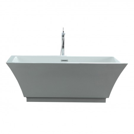 Serenity 59" x 29.5" Freestanding Soaking Bathtub