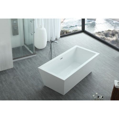 Serenity 63" x 29.5" Freestanding Soaking Bathtub