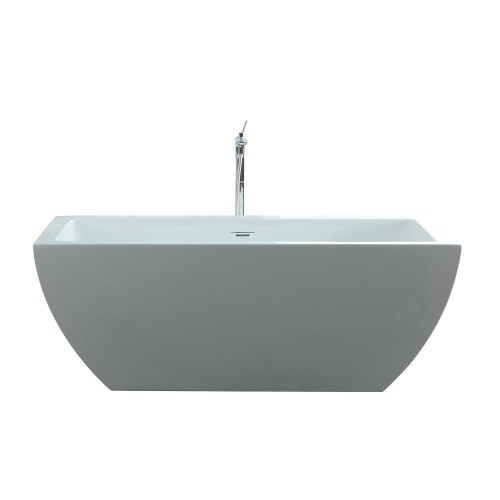 Serenity 59" x 29.5" Freestanding Soaking Bathtub