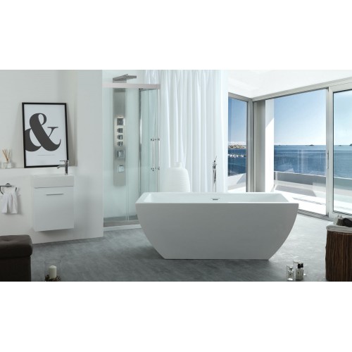 Serenity 67" x 31.5" Freestanding Soaking Bathtub