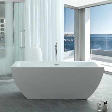 Serenity 67" x 31.5" Freestanding Soaking Bathtub