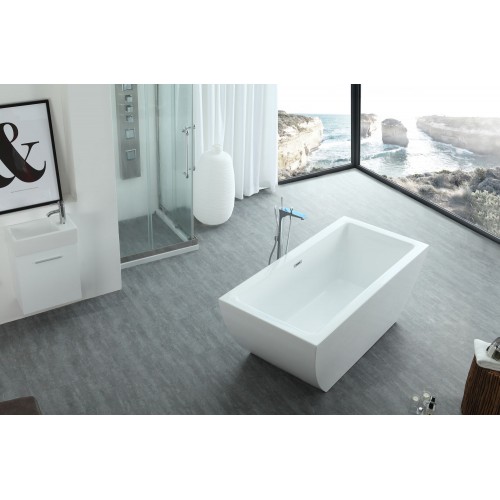 Serenity 67" x 31.5" Freestanding Soaking Bathtub