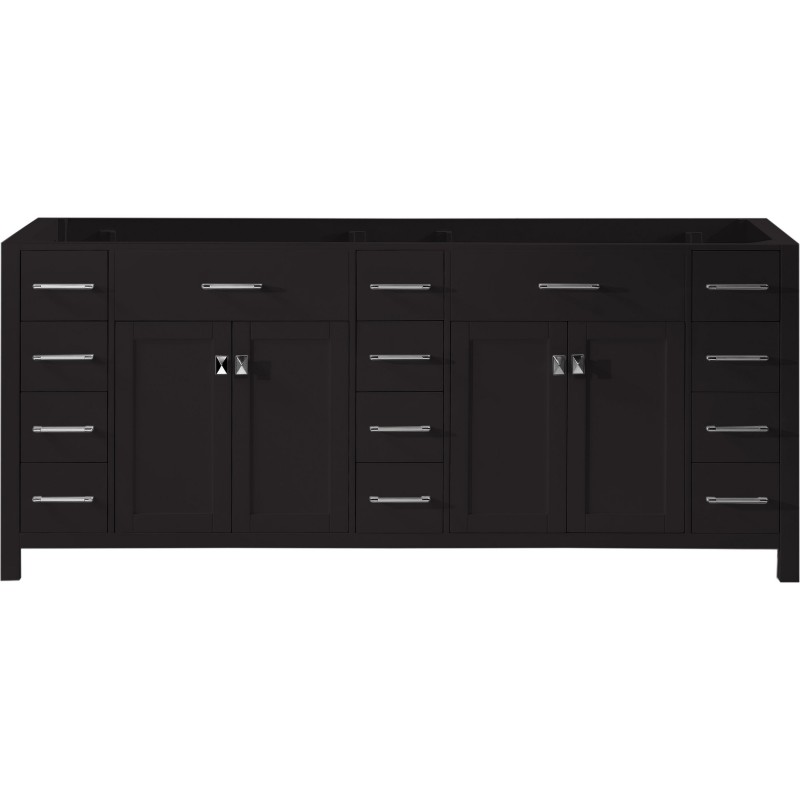 Caroline Parkway 78" Cabinet Only in Espresso