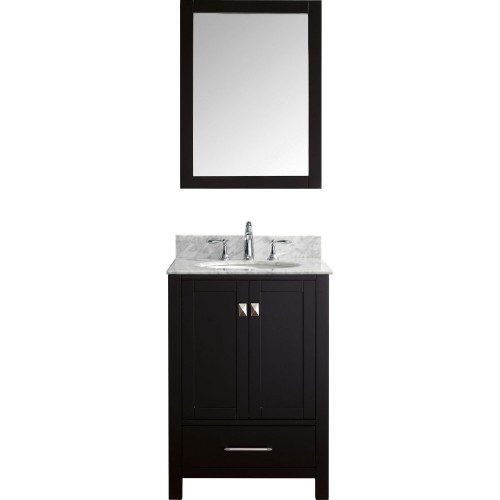 Caroline Avenue 24" Single Bathroom Vanity Cabinet Set in Espresso