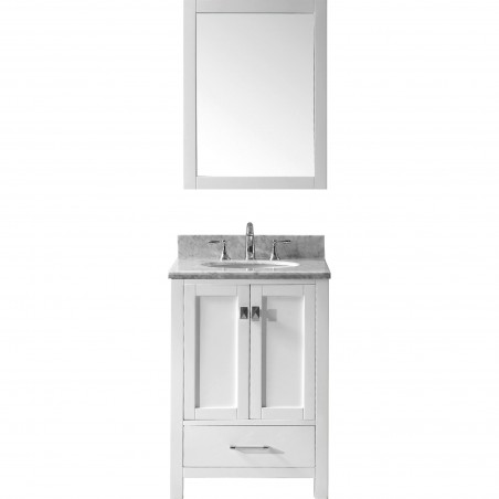 Caroline Avenue 24" Single Bathroom Vanity Cabinet Set in White