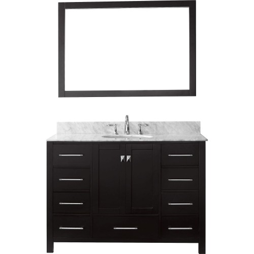 Caroline Avenue 48" Single Bathroom Vanity Cabinet Set in Espresso