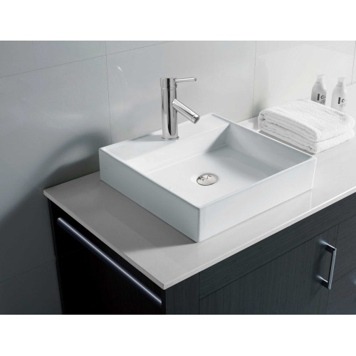 Tavian 60" Double Bathroom Vanity Cabinet Set in Grey
