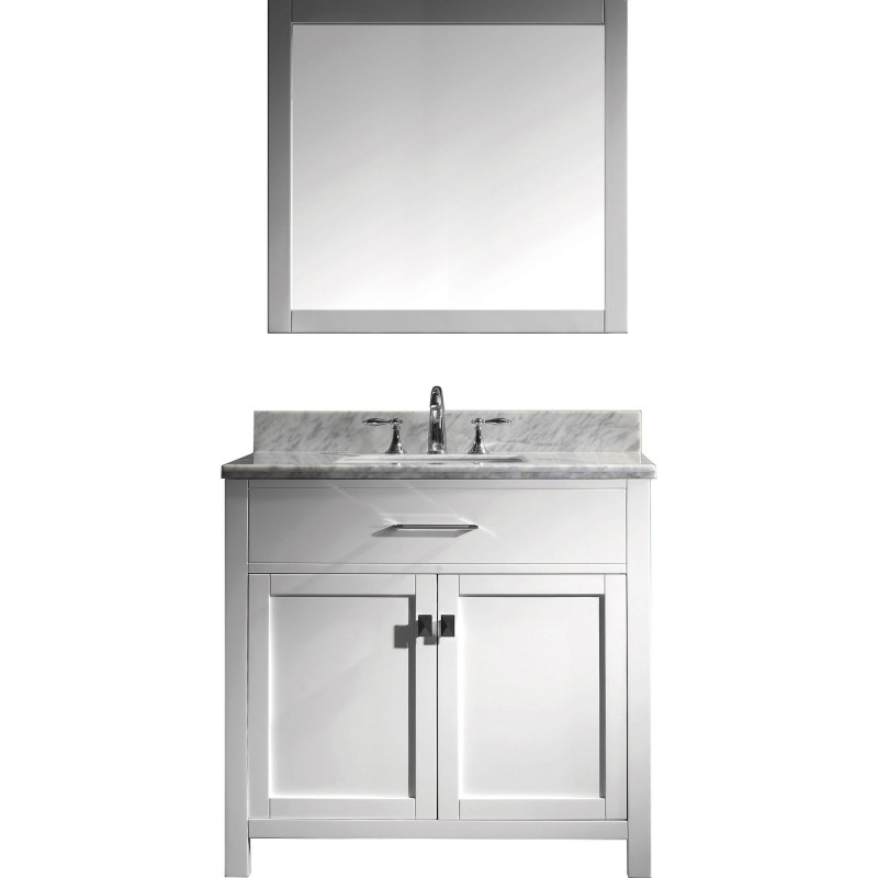 Caroline 36" Single Bathroom Vanity Cabinet Set in White