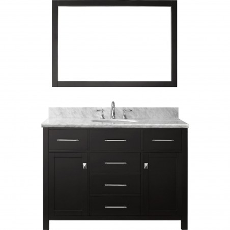 Caroline 48" Single Bathroom Vanity Cabinet Set in Espresso