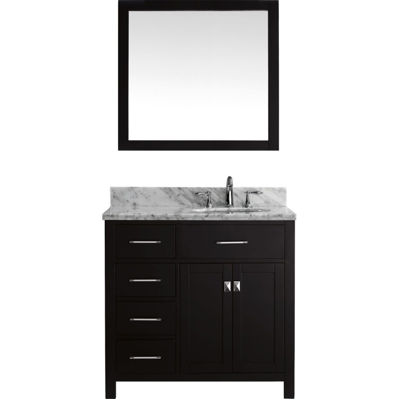 Caroline Parkway 36" Single Bathroom Vanity Cabinet Set in Espresso