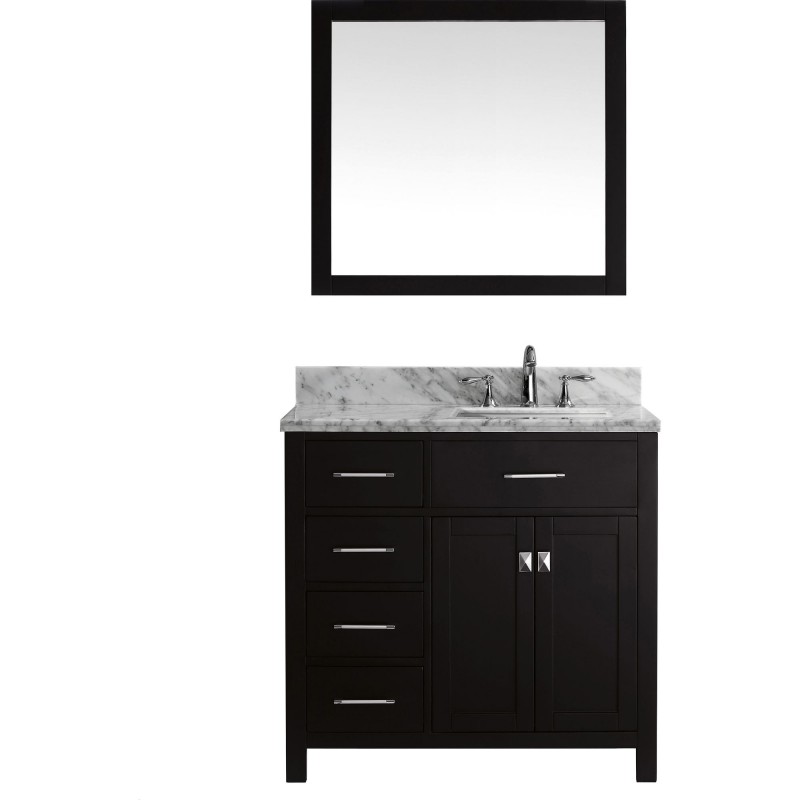 Caroline Parkway 36" Single Bathroom Vanity Cabinet Set in Espresso