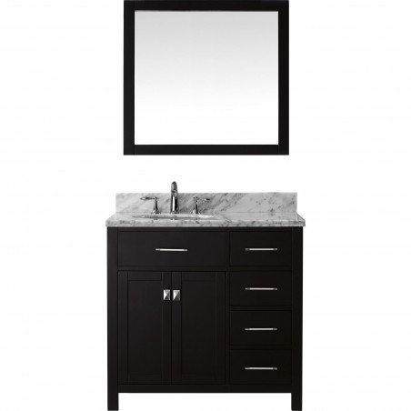 Caroline Parkway 36" Single Bathroom Vanity Cabinet Set in Espresso