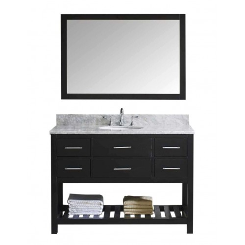 Caroline Estate 48" Single Bathroom Vanity Cabinet Set in Espresso