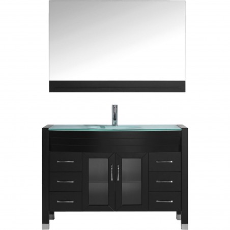 Ava 48" Single Bathroom Vanity Cabinet Set in Espresso