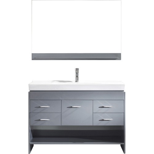 Gloria 48" Single Bathroom Vanity Cabinet Set in Grey