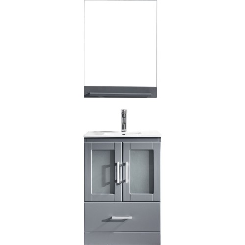 Zola 24" Single Bathroom Vanity Cabinet Set in Grey