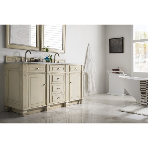 Bristol 60" Double Vanity, Vintage Vanilla