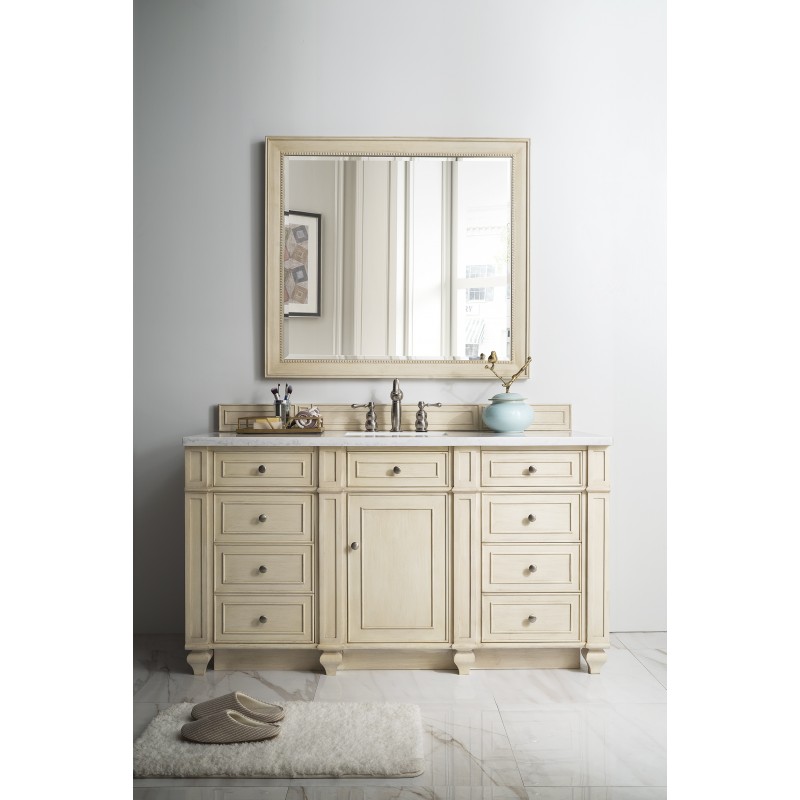 Bristol 60" Single Vanity, Vintage Vanilla