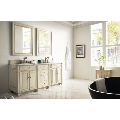 Bristol 72" Double Vanity, Vintage Vanilla