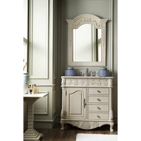 St. James 36" Single Vanity, Vintage Vanilla