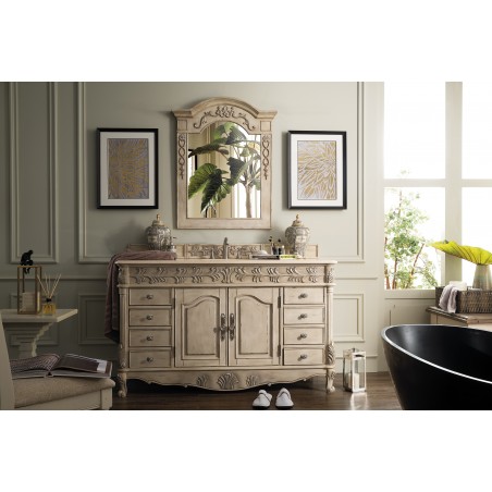 St. James 60" Single Vanity, Empire Linen